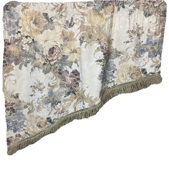 Vintage Discontinued JCPenney Window Treatments Valances Set Floral Pattern Rare - Picture 3 of 8